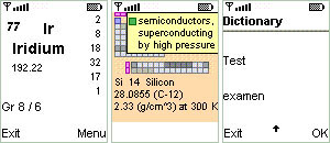   Periodic Table ( ),   Dictionary.